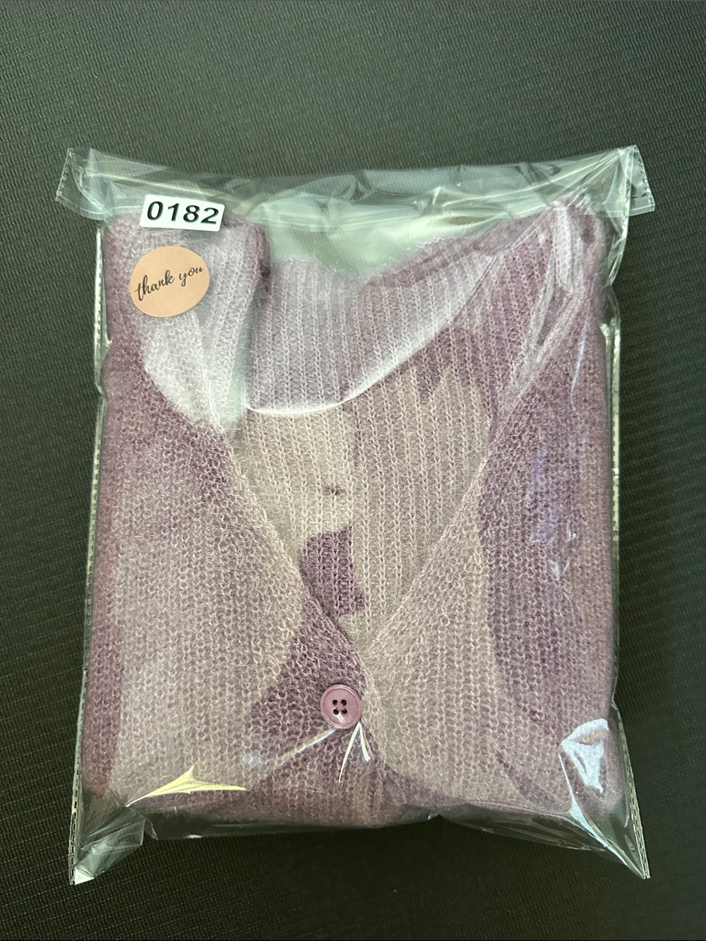 Lisa and Rose Balloon Sleeve Sweater Cardigan Mauve Knit V-Neck Size M Cozy Soft - Picture 12 of 12